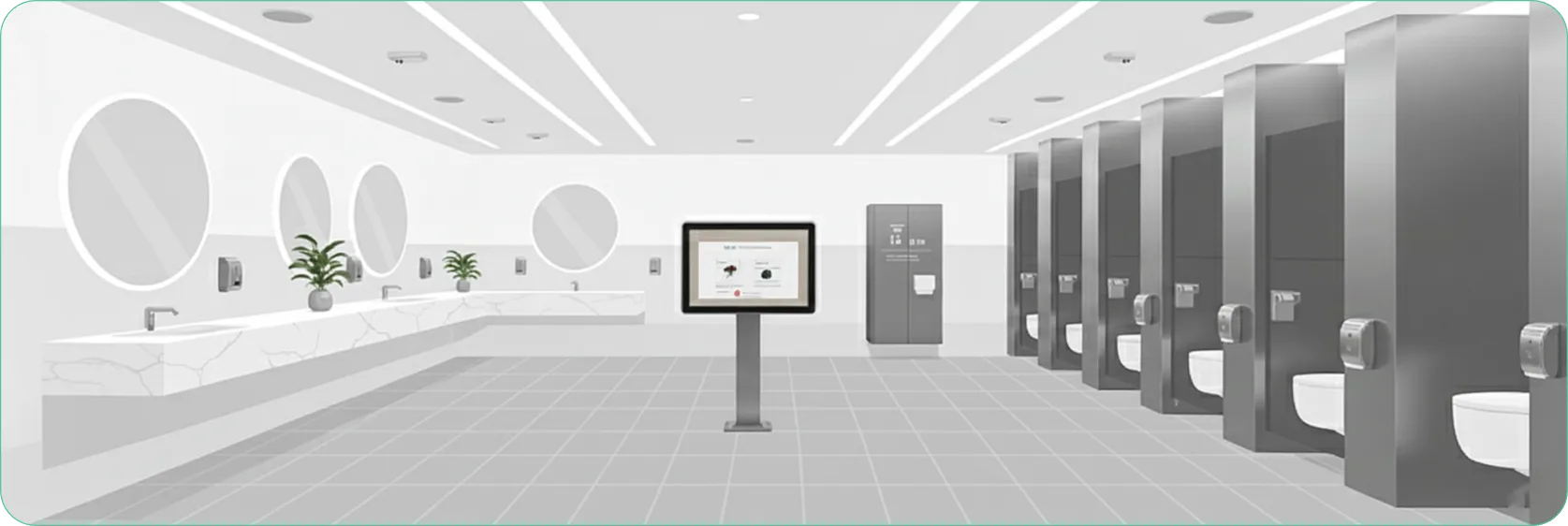 Restroom turnkey projects for commercial facilities