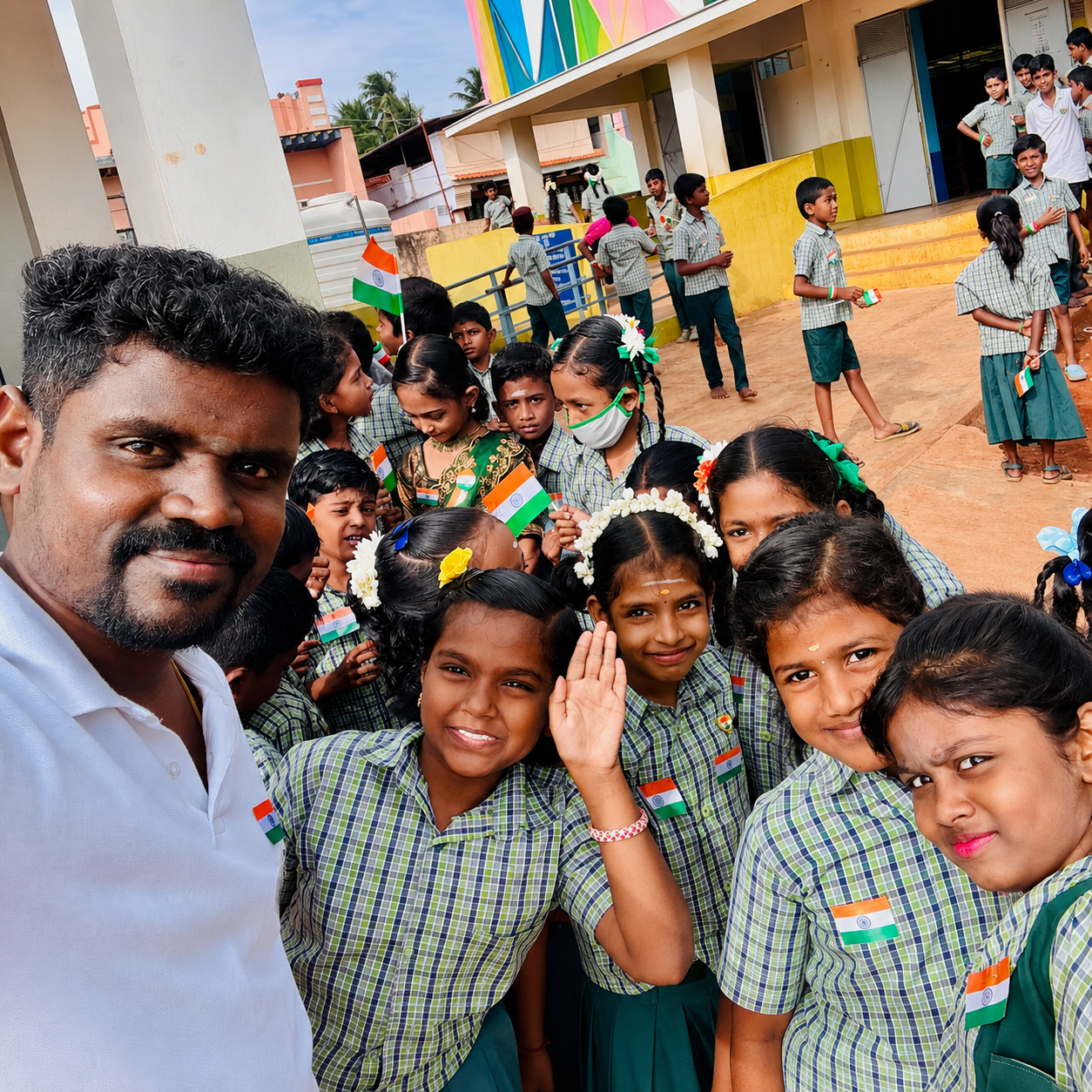 Toilet Thiruvizha Awareness Rally Held at Panpozhi, Tenkasi District